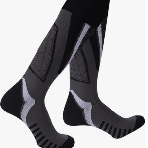 RANDY SUN Waterproof Breathable Knee High Camping Socks