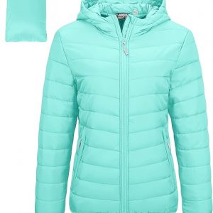Outdoor Ventures Women Packable Quilted Winter Coat