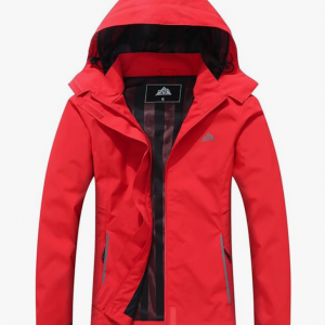 MOERDENG Women's Lightweight Waterproof Hooded Raincoat